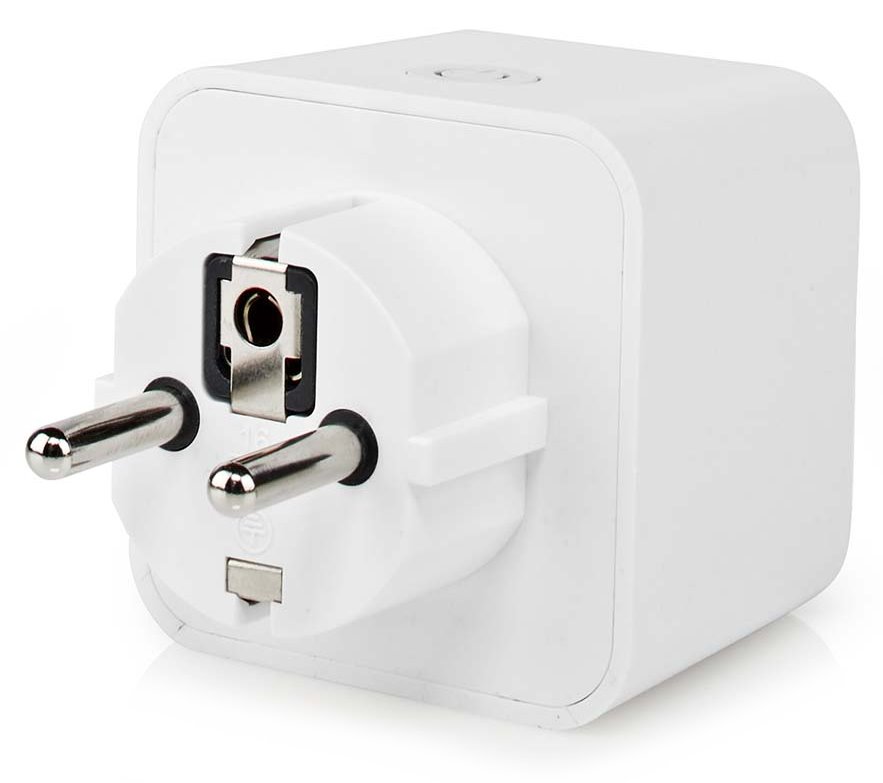 NEDIS Wi-Fi chytrá zásuvka/ měřič výkonu/ 16A/ typ F/ Android/ iOS/ Nedis® SmartLife/ bílá