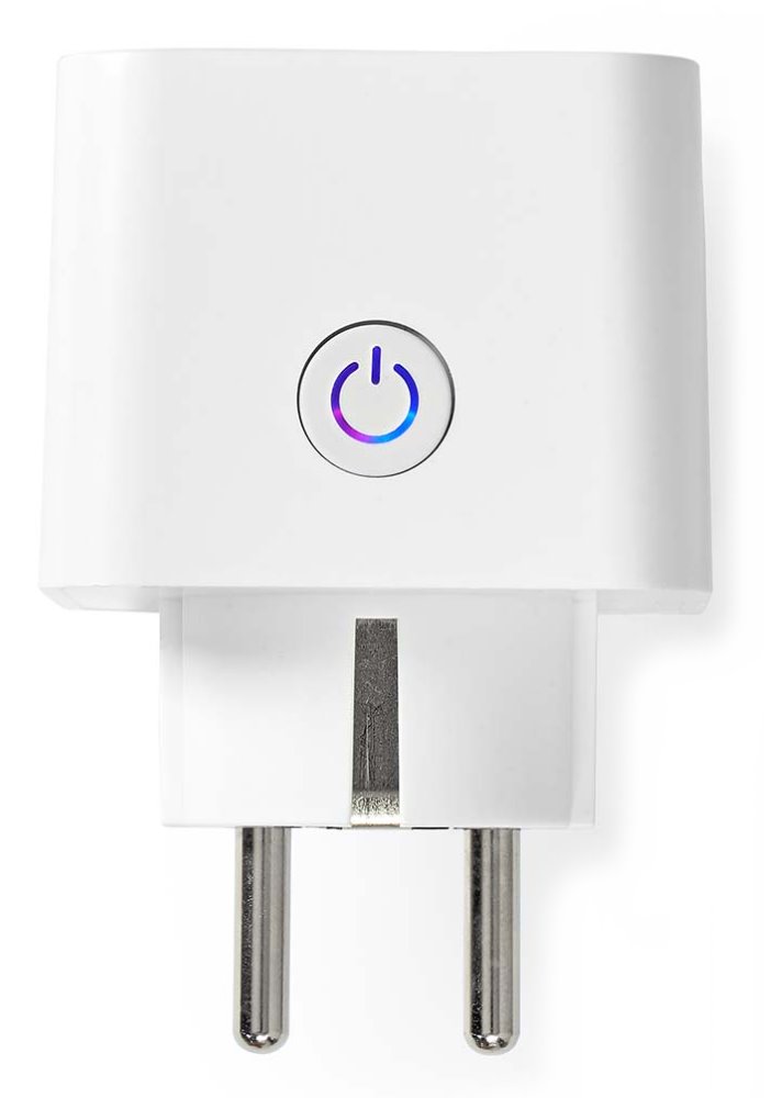 NEDIS Wi-Fi chytrá zásuvka/ měřič výkonu/ 16A/ typ F/ Android/ iOS/ Nedis® SmartLife/ bílá