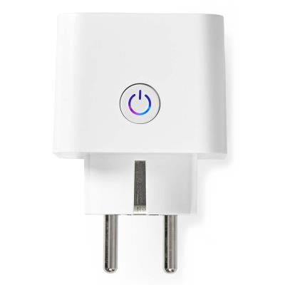 NEDIS Wi-Fi chytrá zásuvka/ měřič výkonu/ 16A/ typ F/ Android/ iOS/ Nedis® SmartLife/ bílá