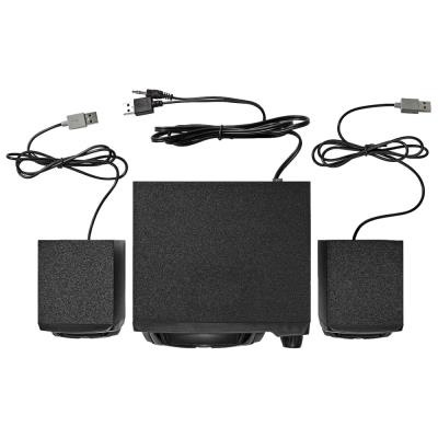 NEDIS herní reproduktory/ 2.1/ výkon 33 W/ 3,5 mm jack/ LED/ USB/ ovládání hlasitosti/ černé