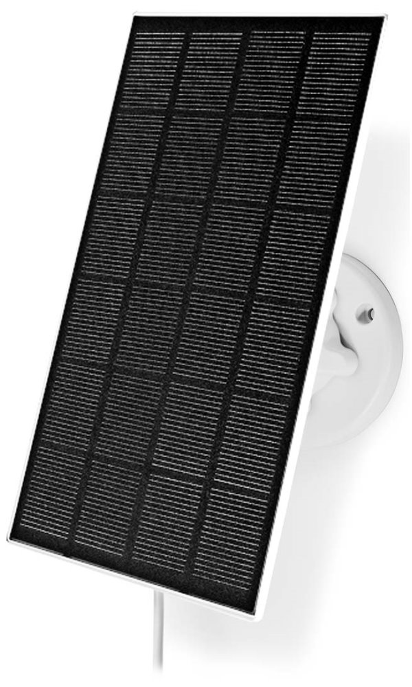 NEDIS solární panel/ 5,3 V DC/ 0,5 A A/ micro USB/ délka kabelu 3 m/ příslušenství pro WIFICBO30WT