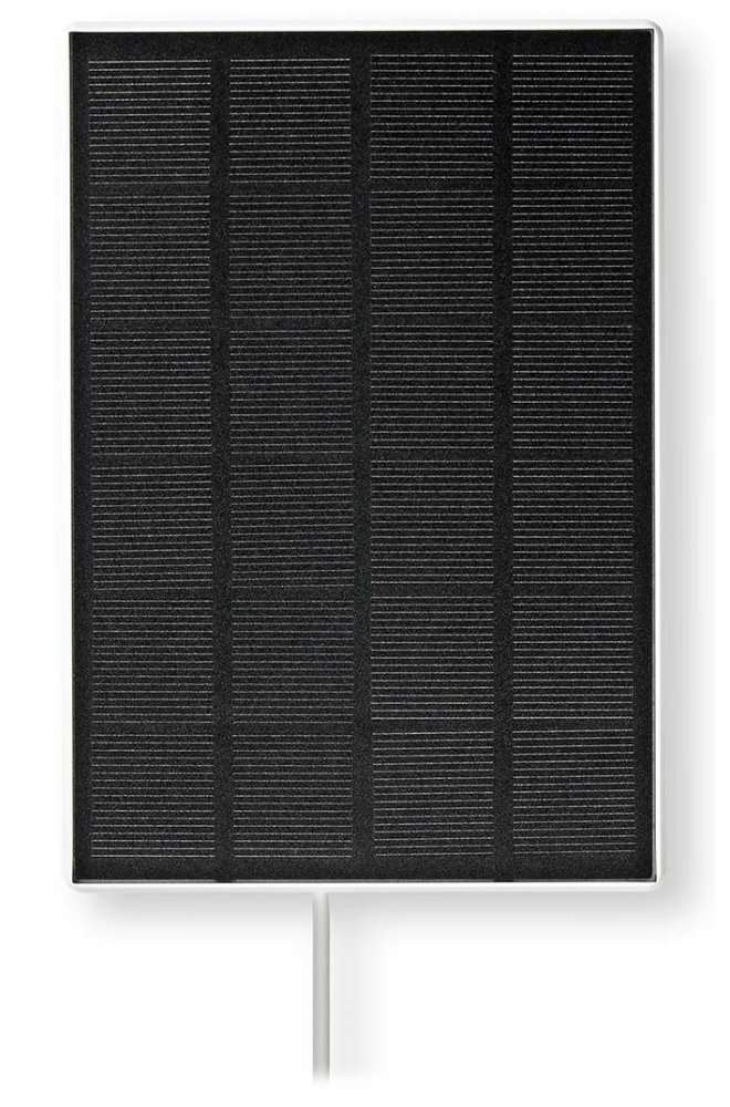 NEDIS solární panel/ 5,3 V DC/ 0,5 A A/ micro USB/ délka kabelu 3 m/ příslušenství pro WIFICBO30WT