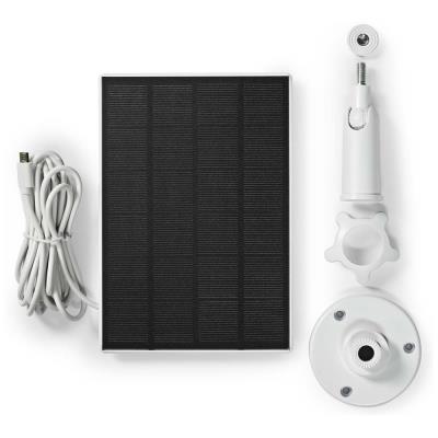 NEDIS solární panel/ 5,3 V DC/ 0,5 A A/ micro USB/ délka kabelu 3 m/ příslušenství pro WIFICBO30WT