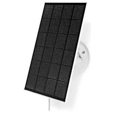 NEDIS solární panel/ 5,3 V DC/ 0,5 A A/ micro USB/ délka kabelu 3 m/ příslušenství pro WIFICBO30WT