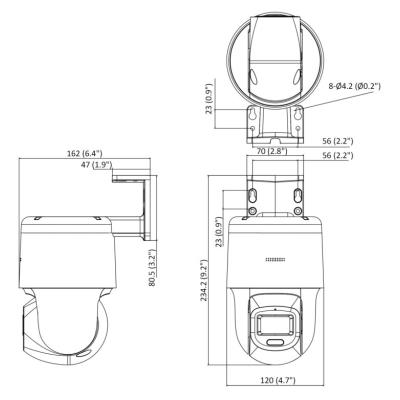 HiLook Powered by HIKVISION/ PTZ-N2C200C-DE(F0)(O-STD)/ PTZ/ 2Mpix/ 2.8 mm/ ColorVu/ IR 30m/ IP66