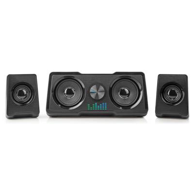 NEDIS herní reproduktory/ 2.2/ výkon 48 W/ 3,5 mm jack/ LED/ USB/ ovládání hlasitosti/ černé