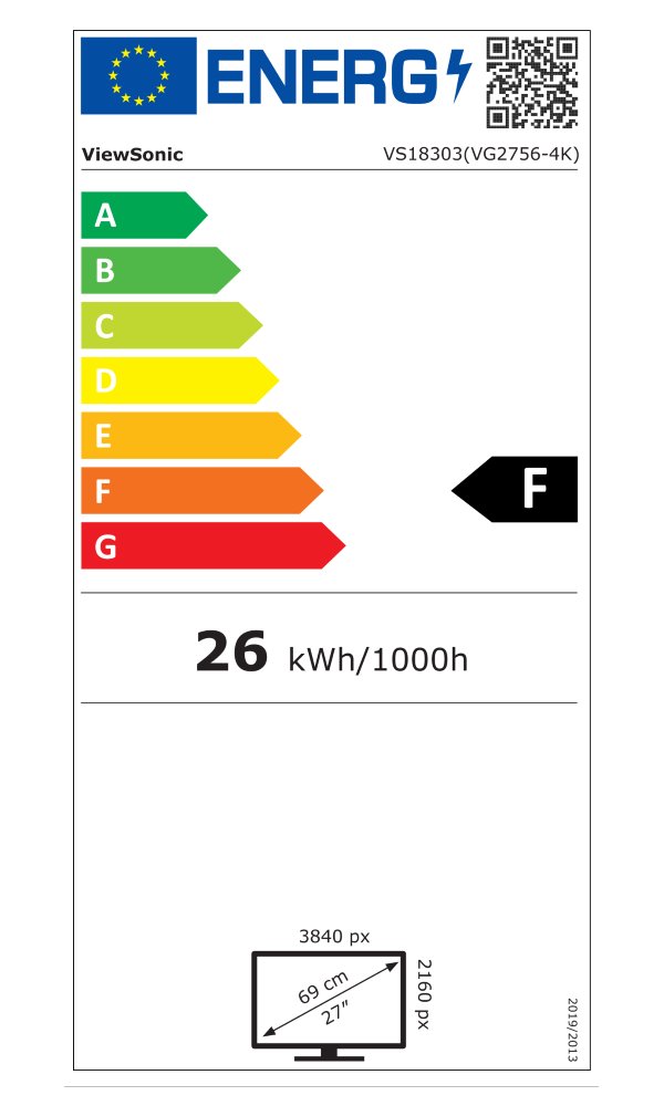 ViewSonic VG2756-4K / 27"/ IPS/ 16:9/ 3840x2160/ 5ms/ 350cd/m2/ DP/ HDMI/ RJ45/ USB/ PIVOT/ Repro