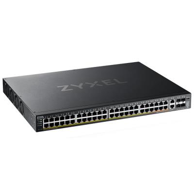 ZyXEL XGS2220-54HP, L3 Access Switch, 600W PoE, 40xPoE+/10xPoE++, 48x1G RJ45 2x10mG RJ45, 4x10G SFP+ Uplink, incl. 1 yr