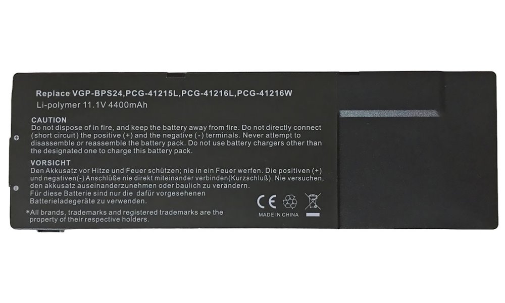 TRX baterie SONY/ 4400 mAh/ Vaio VPC-SA/ SB/ SD/ SE/ VGP-BPS24/ neoriginální