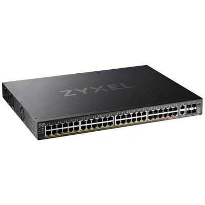 ZyXEL XGS2220-54FP, L3 Access Switch, 960W PoE, 40xPoE+/10xPoE++, 48x1G RJ45 2x10mG RJ45, 4x10G SFP+ Uplink, incl. 1 yr
