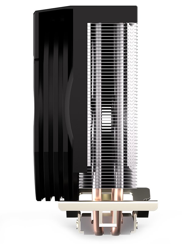 Endorfy chladič CPU Spartan 5 / 120mm fan / 2 heatpipes / kompaktní i pro menší case / pro Intel i AMD