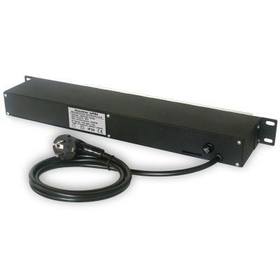 TINYCONTROL rackový distribuční modul síťového napájení 7port, měření spotřeby, MQTT, 1wire a I2C, 2 digitální vstupy