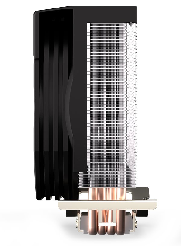 Endorfy chladič CPU Spartan 5 MAX / 120mm fan / 4 heatpipes / kompaktní i pro menší case / pro Intel i AMD