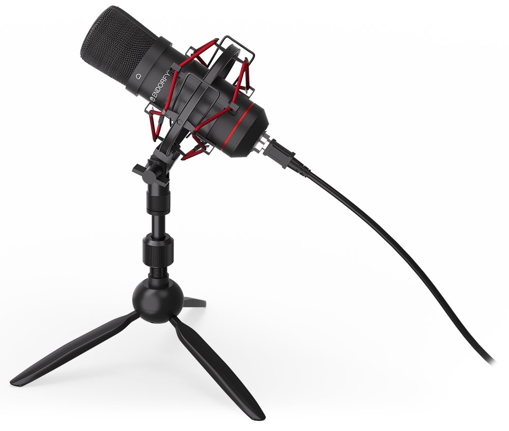 Endorfy mikrofon Solum T / stojánek / pop-up filtr / 3,5mm jack / USB-C