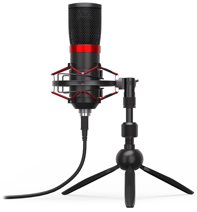 Endorfy mikrofon Streaming T / streamovací / stojánek / pop-up filtr / 3,5mm jack / USB-C