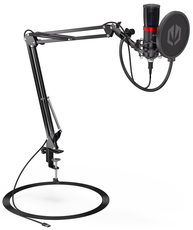 Endorfy mikrofon Streaming / streamovací / rameno / pop-up filtr  / USB-A