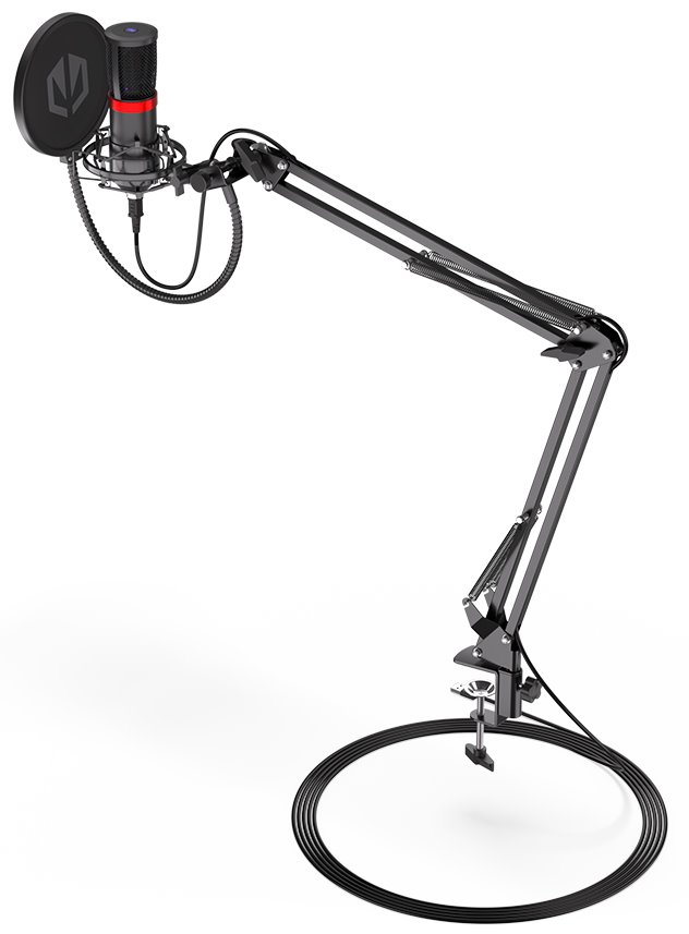 Endorfy mikrofon Streaming / streamovací / rameno / pop-up filtr  / USB-A