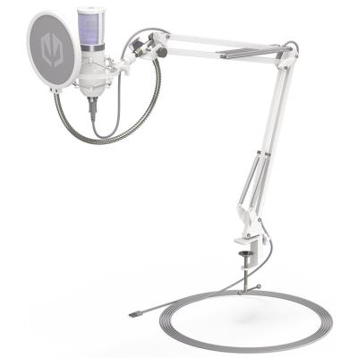 Endorfy mikrofon Streaming OWH / streamovací / rameno / pop-up filtr / 3,5mm jack / USB-C / bílý