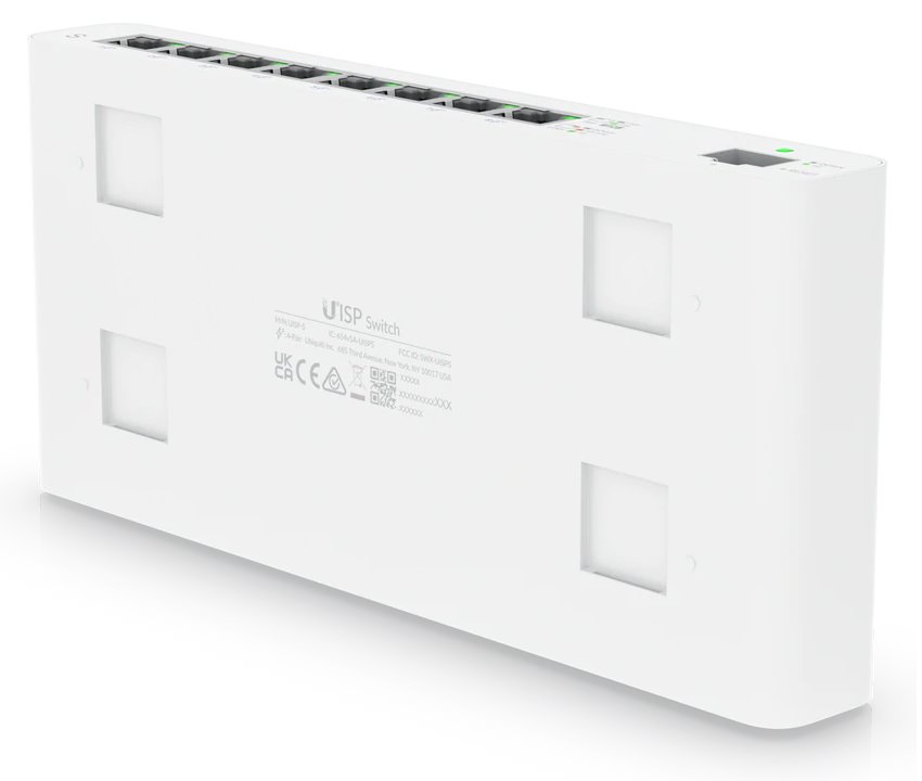 POUŽITÉ - ROZBALENÉ - Ubiquiti UISP Switch - 8x Gbit RJ45 port, 1x SFP port, 8x PoE Out 27V, fanless - Výprodej