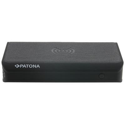 PATONA powerbanka, 20000mAh Li-lon, 2xUSB-C/1x USB-A s QI nabíjením 15W, PD 100W