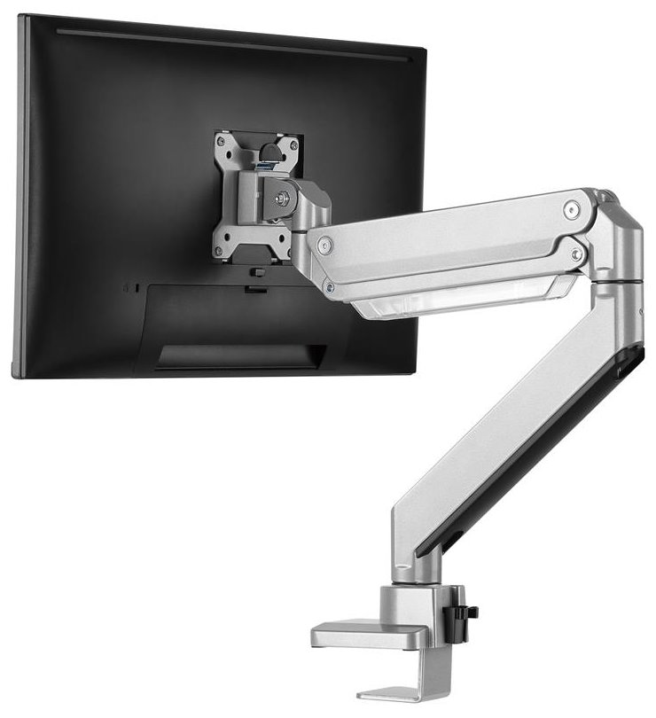Neomounts Select  NM-D775SILVER / Flat Screen Desk mount (10-32") desk clamp/grommet / Silver
