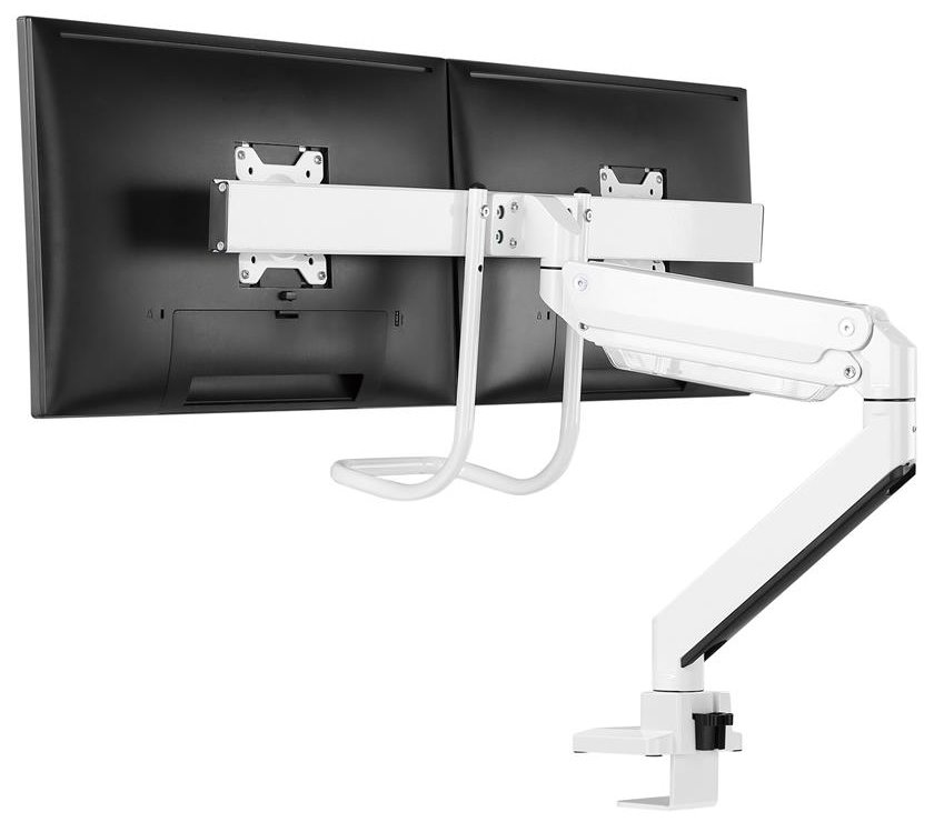 Neomounts Select  NM-D775DXWHITE / Flat Screen Desk mount (10-32") desk clamp/grommet / White