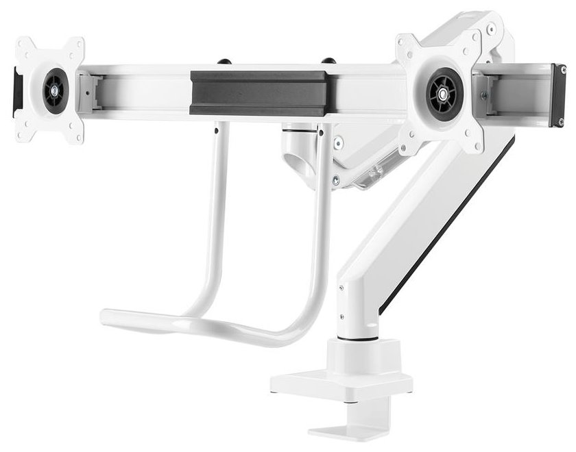 Neomounts Select  NM-D775DXWHITE / Flat Screen Desk mount (10-32") desk clamp/grommet / White