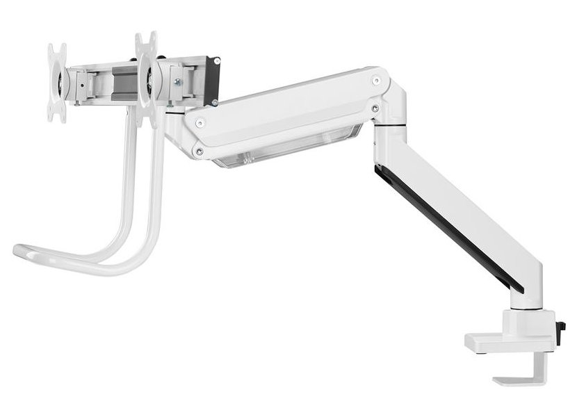 Neomounts Select  NM-D775DXWHITE / Flat Screen Desk mount (10-32") desk clamp/grommet / White