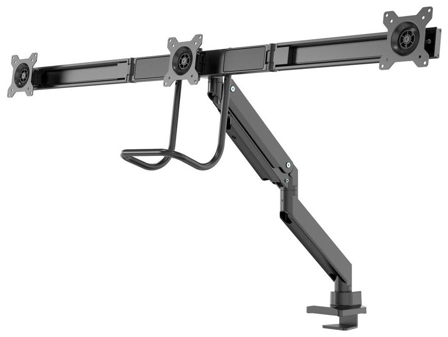 Neomounts Select  NM-D775DX3BLACK / Flat Screen Desk mount (17-27") desk clamp/grommet / Black