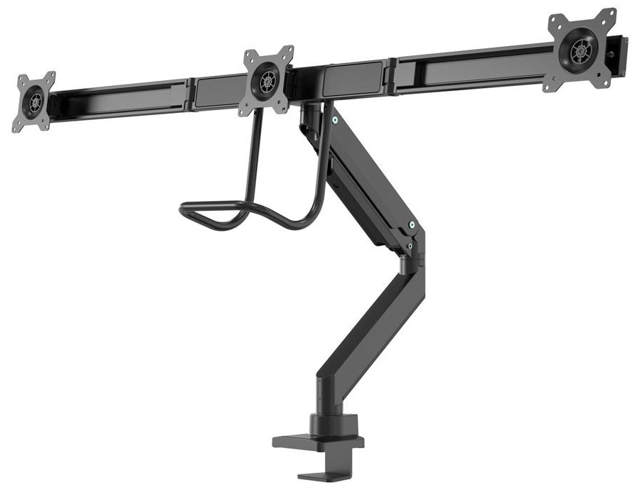 Neomounts Select  NM-D775DX3BLACK / Flat Screen Desk mount (17-27") desk clamp/grommet / Black