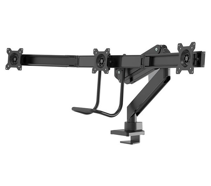 Neomounts Select  NM-D775DX3BLACK / Flat Screen Desk mount (17-27") desk clamp/grommet / Black