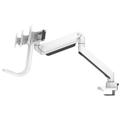 Neomounts Select  NM-D775DX3WHITE / Flat Screen Desk mount (17-27") desk clamp/grommet / White