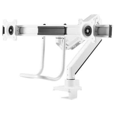 Neomounts Select  NM-D775DXWHITE / Flat Screen Desk mount (10-32") desk clamp/grommet / White