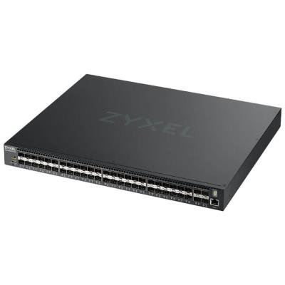 ZyXEL XGS4600-52F L3 Managed Switch, 48 port Gig SFP and 4x 10G SFP+, stackable, dual PSU