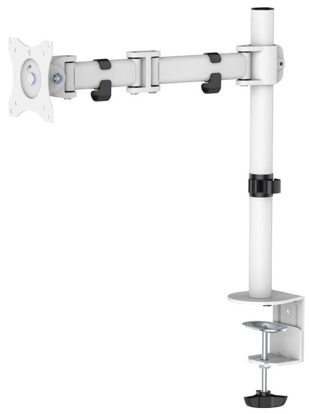 Neomounts Select NM-D135WHITE/Držák displeje/na stůl/10-30"/svorka+průchodka/VESA 100X100/nosn. 8kg/bílý