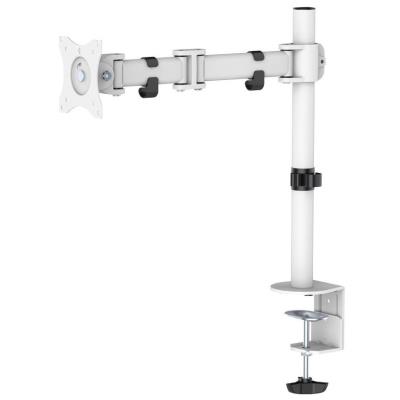 Neomounts Select NM-D135WHITE/Držák displeje/na stůl/10-30"/svorka+průchodka/VESA 100X100/nosn. 8kg/bílý