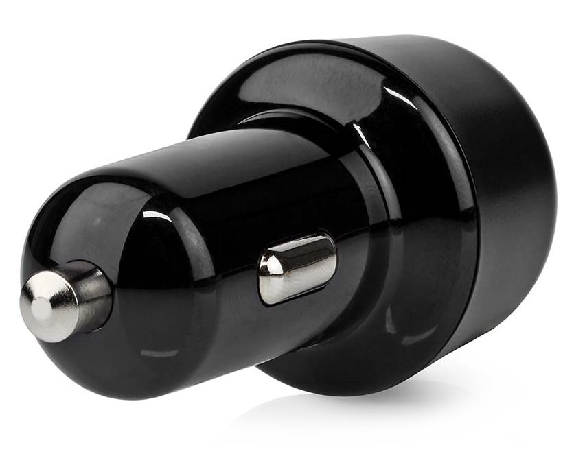 NEDIS nabíječka do auta/ 30 W/ 12 - 24 V DC/ 3.0 A/ USB-C/ automatická volba napětí/ černá