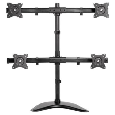 Neomounts Select  NM-D335D4BLACK / Flat Screen Desk mount (10-27") desk clamp/stand/grommet / Black