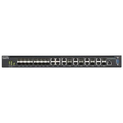 ZyXEL XS3800-28, 28-port 10GbE L2+ Managed Switch Nebula Flex Pro (dual AC,1 year NCC Pro pack license bundled)