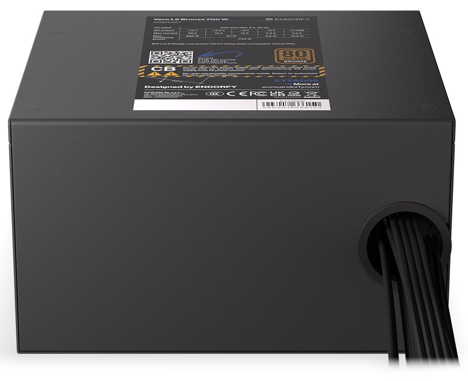 Endorfy zdroj Vero L5 Bronze 700W / ATX / 120mm / 80 Plus Bronze
