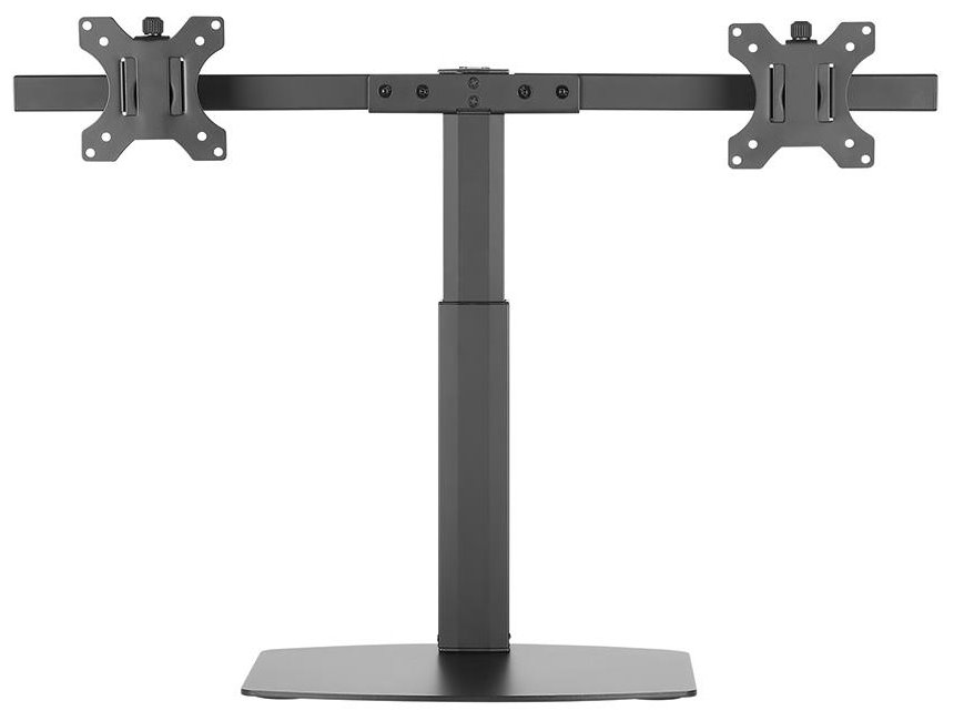Neomounts FPMA-D865DBLACK /Držák displeje/na stůl/10-27"/stojan/VESA 100X100/nosn.2x6kg/2 displeje/černý