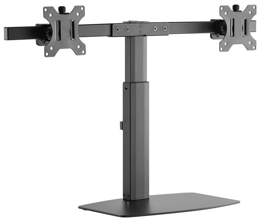 Neomounts FPMA-D865DBLACK /Držák displeje/na stůl/10-27"/stojan/VESA 100X100/nosn.2x6kg/2 displeje/černý