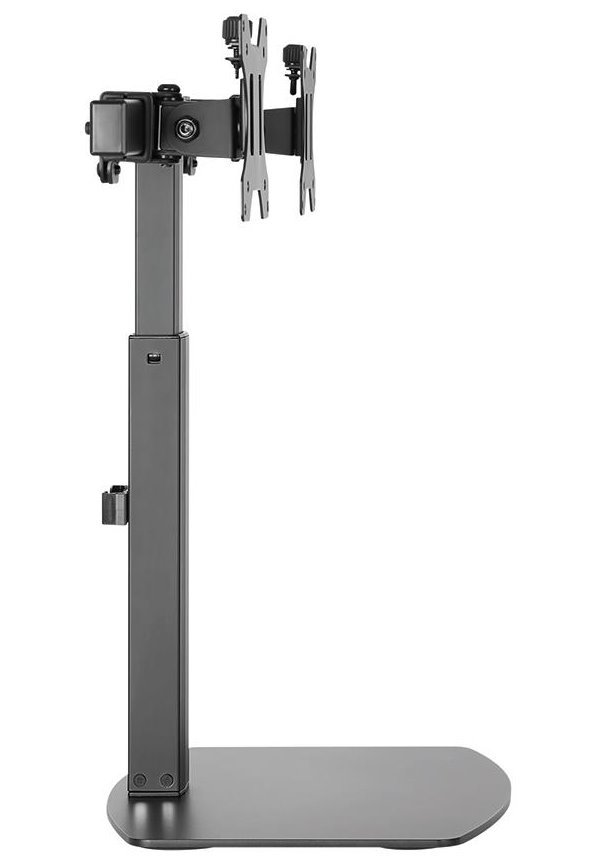 Neomounts FPMA-D865DBLACK /Držák displeje/na stůl/10-27"/stojan/VESA 100X100/nosn.2x6kg/2 displeje/černý