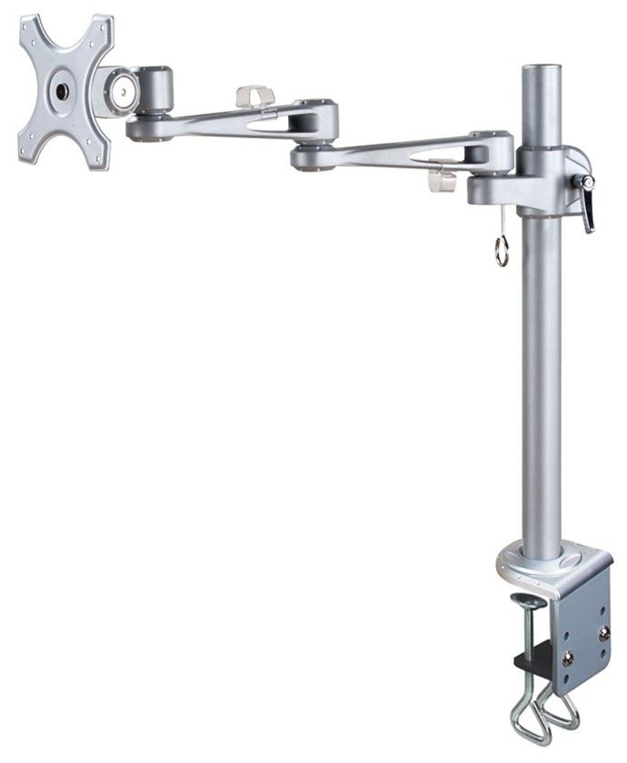 Neomounts FPMA-D935 /Držák displeje/na stůl/10-30"/svorka/3čepy/VESA 100X100/nosn.10kg/1 displej/stříbrný