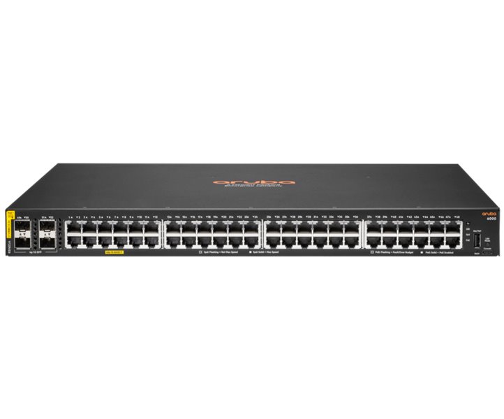 HPE Aruba Switch 6000 48G Class4 PoE 4SFP 370W