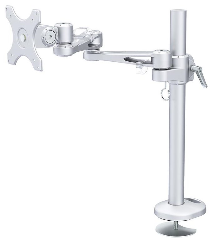 Neomounts FPMA-D935G /Držák displeje/na stůl/10-30"/průchodka/3čepy/VESA 100X100/nosn.10kg/1 displej/stříbrný