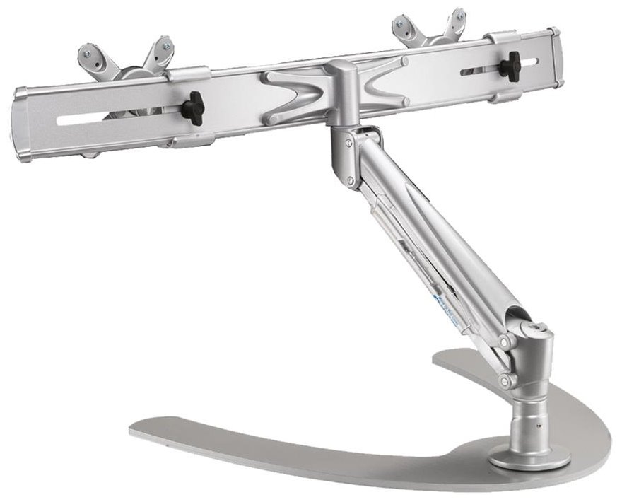 Neomounts FPMA-D940DD / Flat Screen Desk Mount (stand/foot)  / Silver