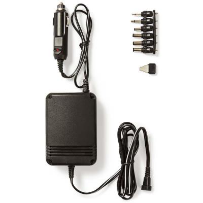 NEDIS univerzální DC/DC napájecí adaptér/ auto adaptér/ 24 W/ 1.5 / 3 / 4.5 / 6 / 7.5 / 9 / 12 V DC/ 24 V DC/ 2 A/ černý