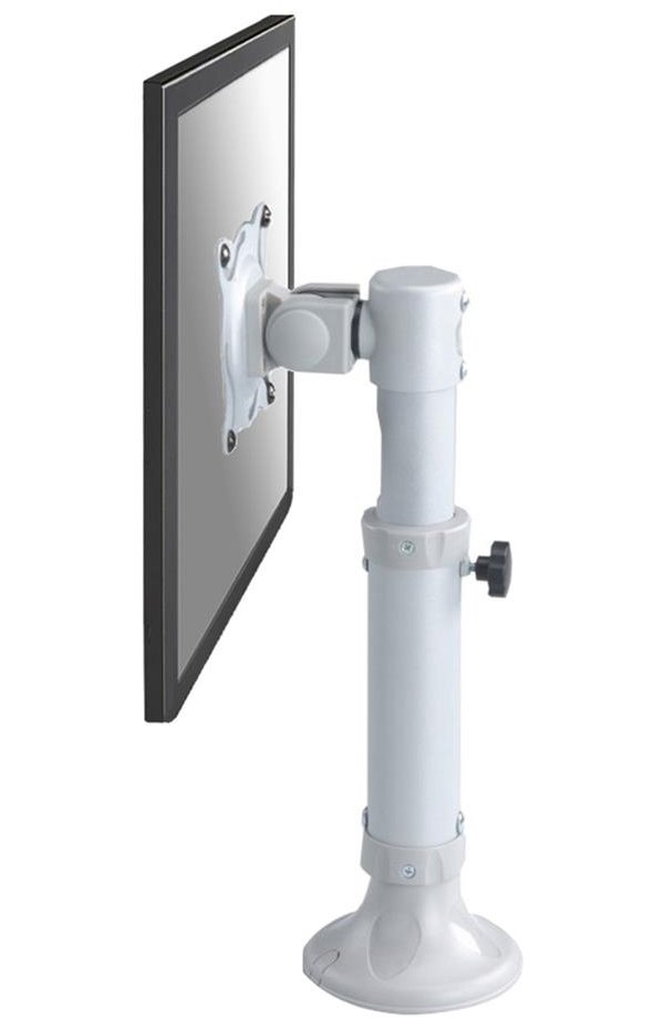 Neomounts FPMA-D025SILVER/Držák displeje/na stůl/10-30"/průchodka/VESA 100X100/nosn.12kg/1 displej/stříbrný