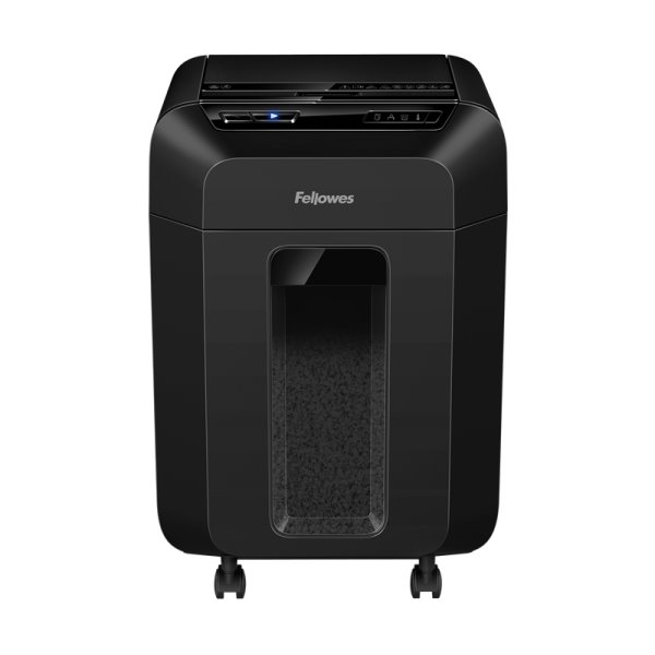 FELLOWES skartovač AutoMax 90 M/ křížový řez 4 x 12 mm/ objem koše 17 l/ stupeň utajení P-4 (důvěrné)/ černý